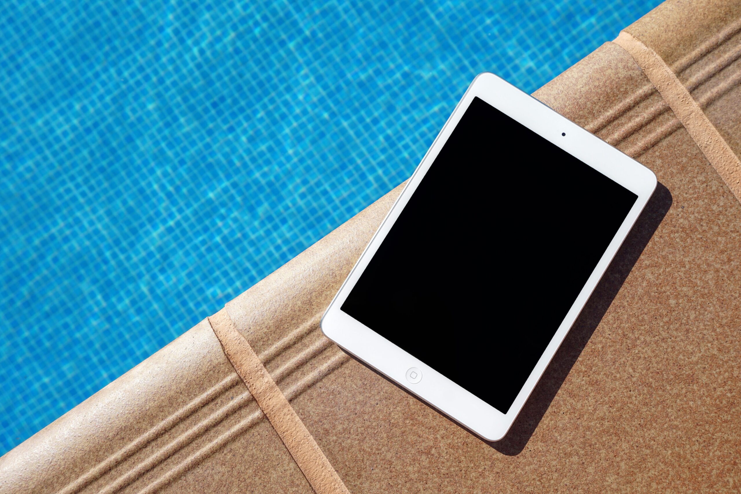 IPad at Pool